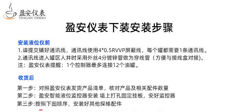 加油站油罐液位儀下裝內(nèi)裝安裝圖片視頻教程